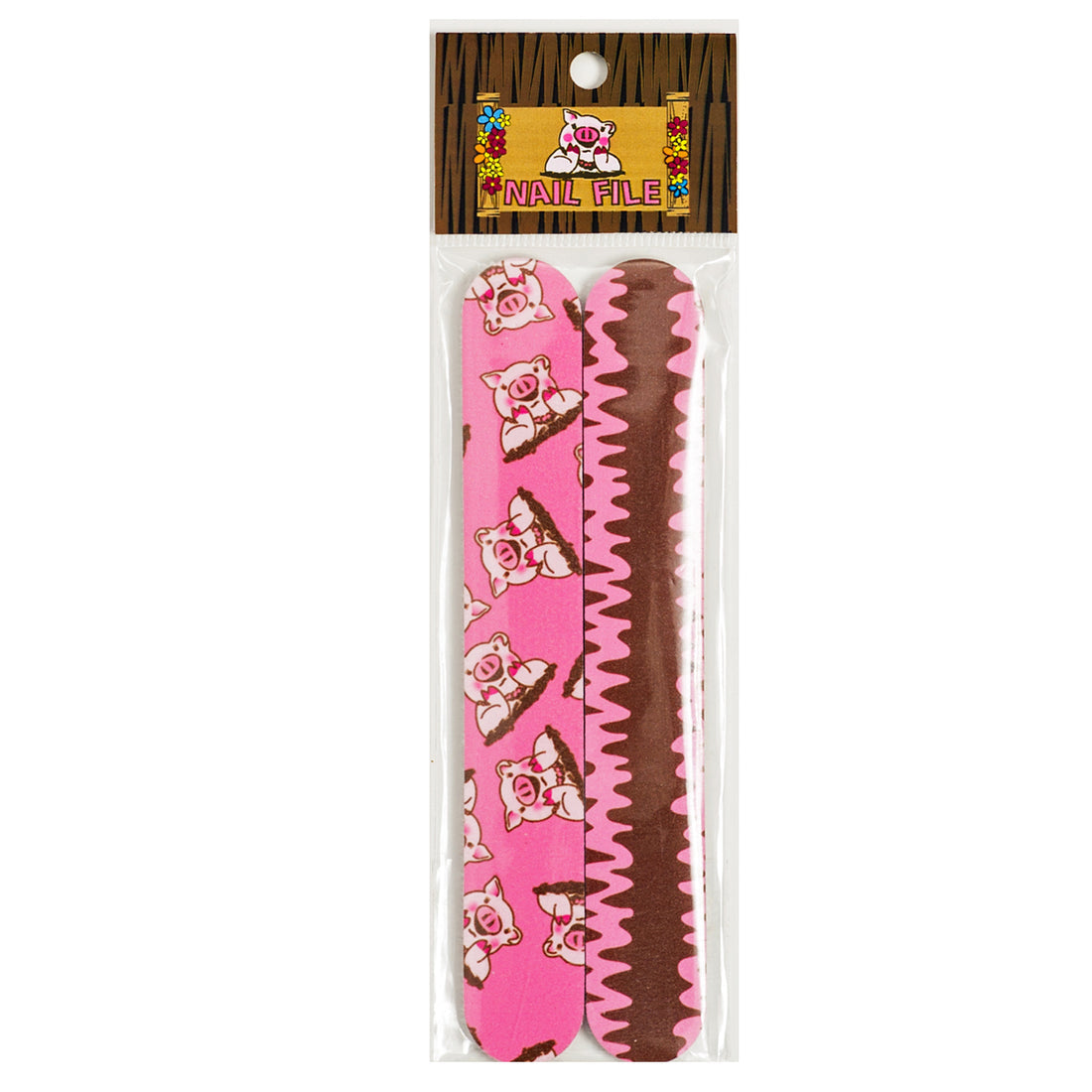 Piggy Paint Accessorize Me Set featuring colorful nail files with fun patterns for kids' manicures