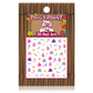 Piggy Paint nail art stickers featuring colorful designs like crowns, shoes, and unicorns for creative manicures