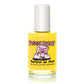 Piggy Paint yellow nail polish bottle, non-toxic nail polish for kids, low odor and kid-friendly formula