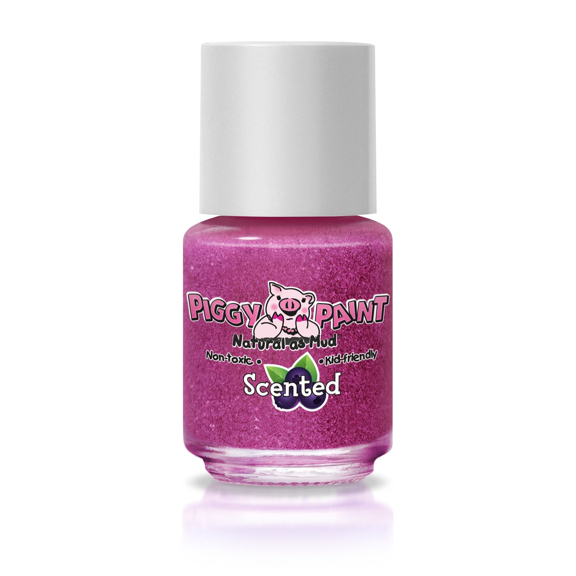 Piggy Paint scented nail polish in pink with a non-toxic, kid-friendly formula