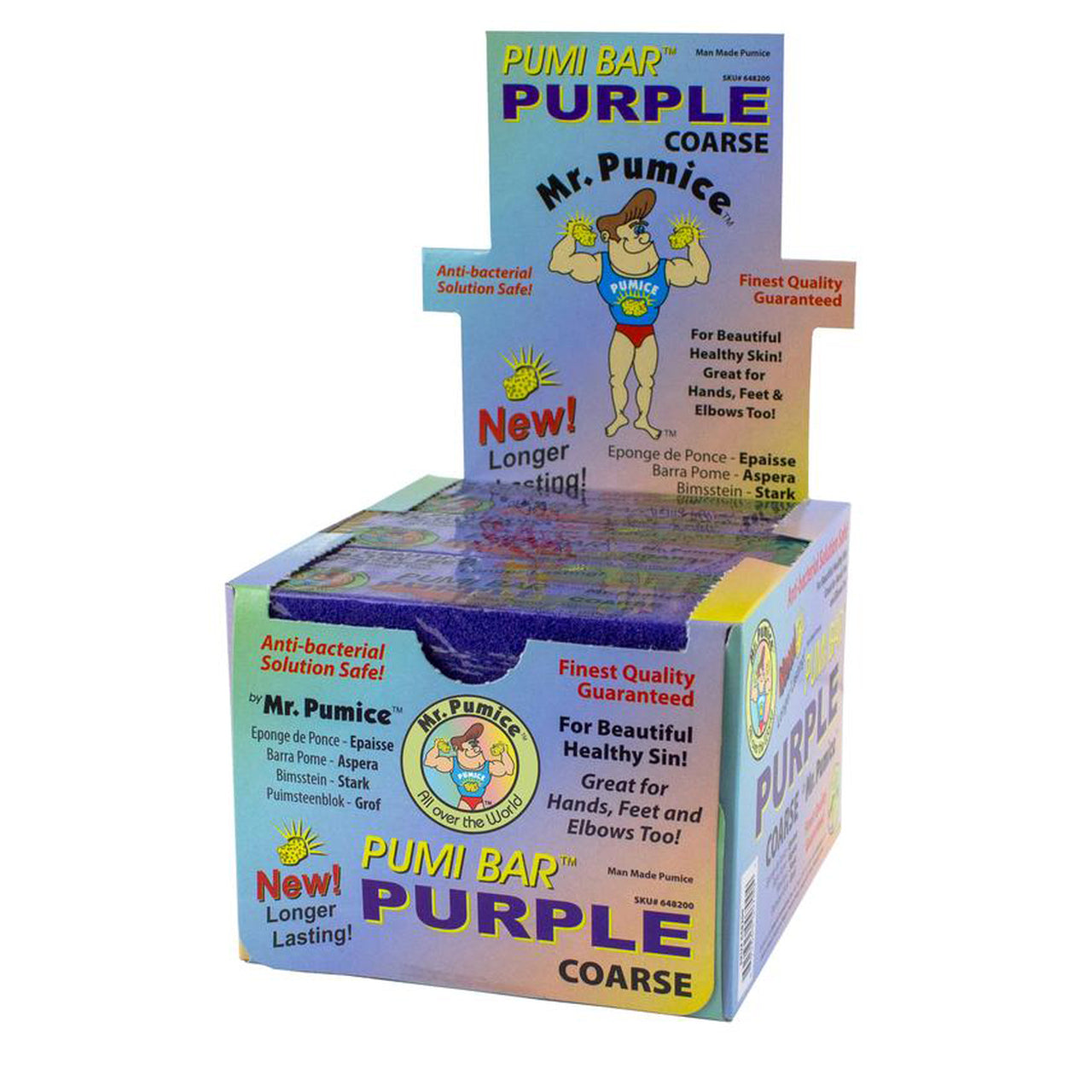 Mr. Pumice Purple Pumi Pedicure Bar