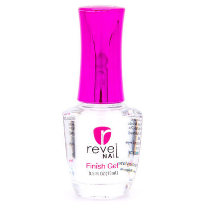 Revel Professional Finish Gel Glass Bottle 15 mL