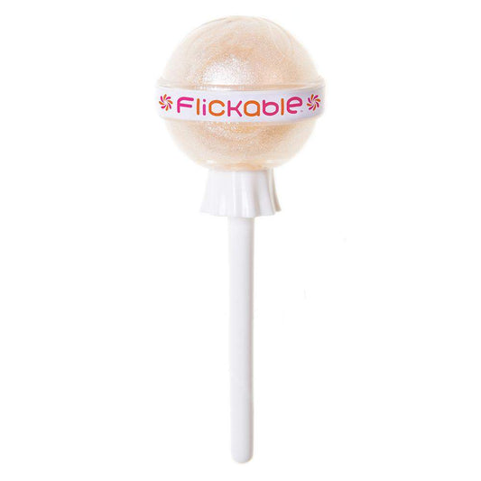 Flickable CU Clear Sugar Cookie Luxe Lip Gloss .3 oz-Flickable-Brand_Flickable,Collection_Makeup,Makeup_Lip,Makeup_Lip Gloss