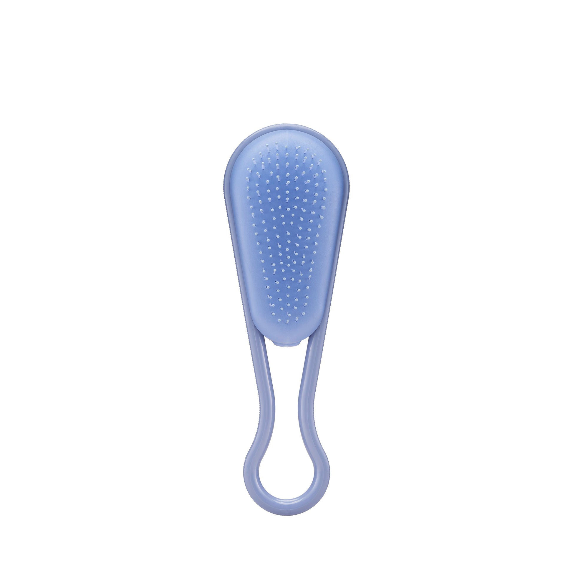 Wet Brush Antimicrobial Hair Detangler Brush in pastel blue with soft bristles for easy detangling