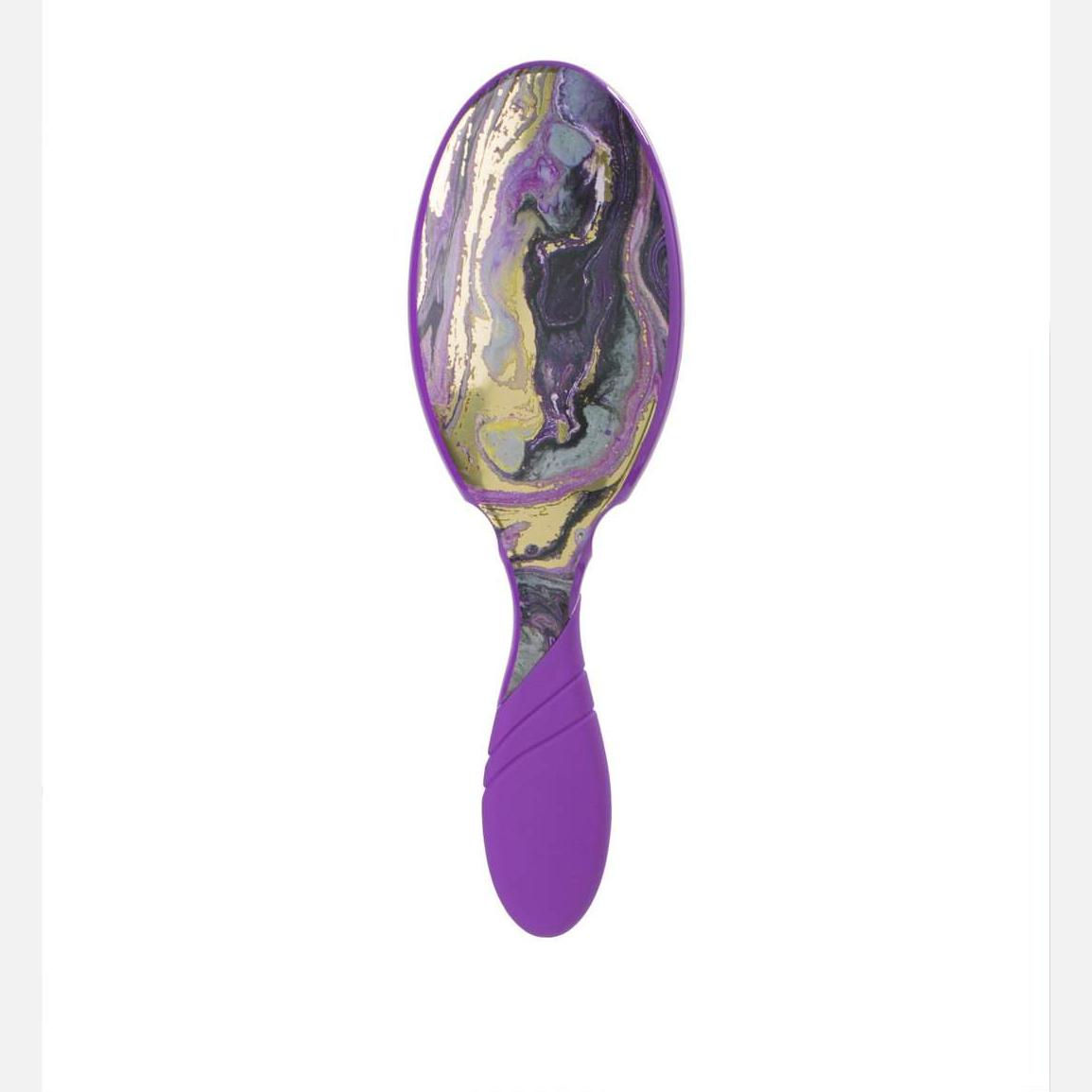 Wet Brush Bright Future Pro Detangler with a colorful, marbled design for easy knot removal