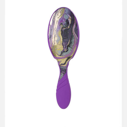Wet Brush Bright Future Pro Detangler with a colorful, marbled design for easy knot removal