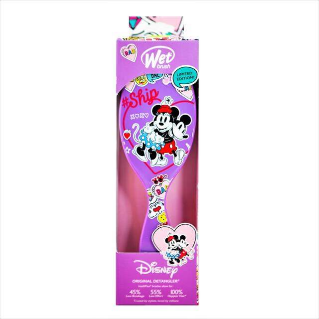 Wet Brush Disney Mickey Mouse Limited Edition Detangler with Colorful Stickers and Cute Design