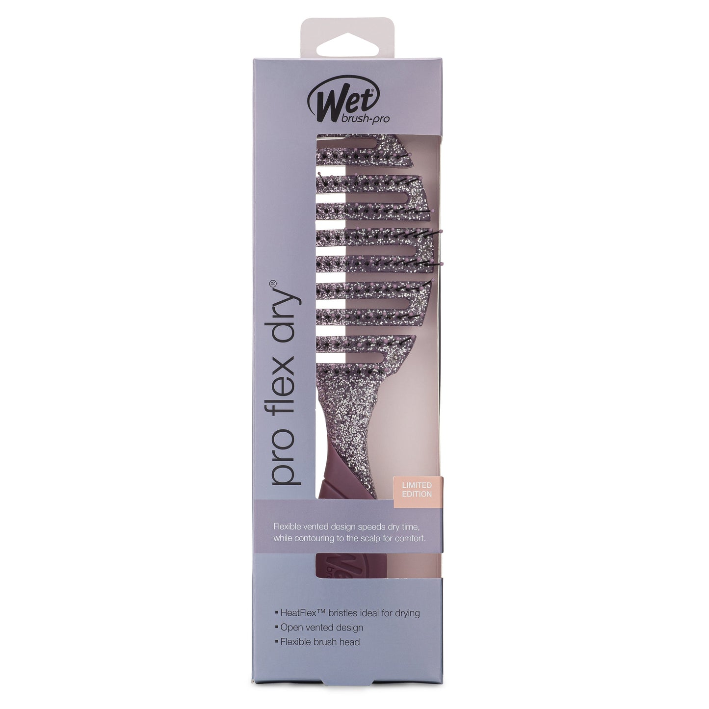 Wet Brush Flex Dry Cosmic Lava with flexible bristles for quick drying and open vented design