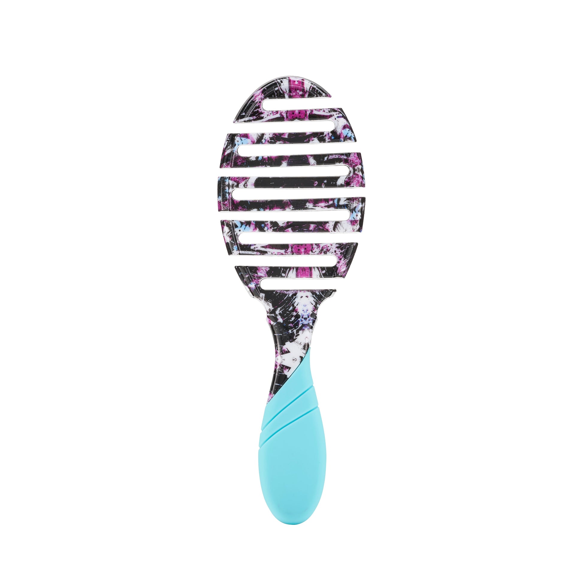 Wet Brush Flex Dry Detangler with colorful pattern for gentle detangling on wet or dry hair