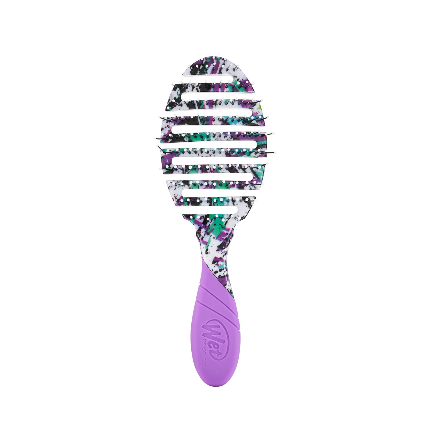 Wet Brush Flex Dry Detangler in Purple and Multicolor Design for Effortless Styling