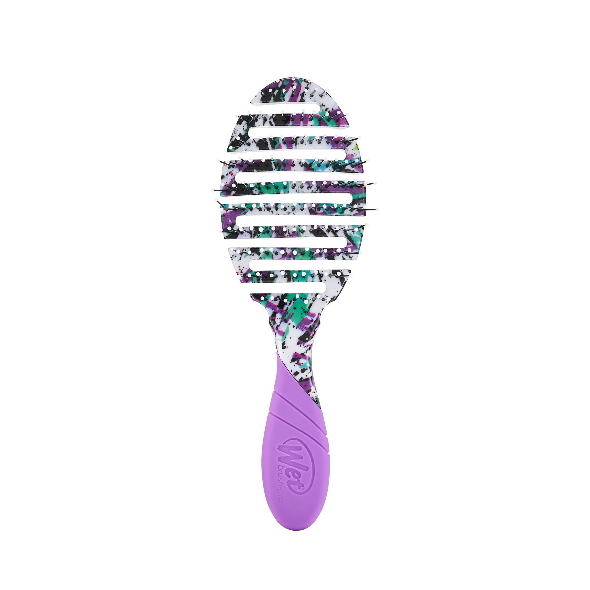 Wet Brush Flex Dry Detangler in Purple and Multicolor Design for Effortless Styling