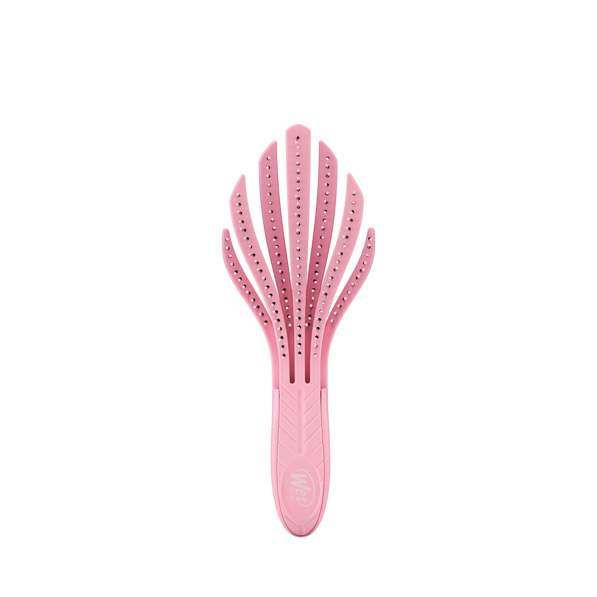 Wet Brush Go Green Curl Detangler in pink for easy detangling of curly hair