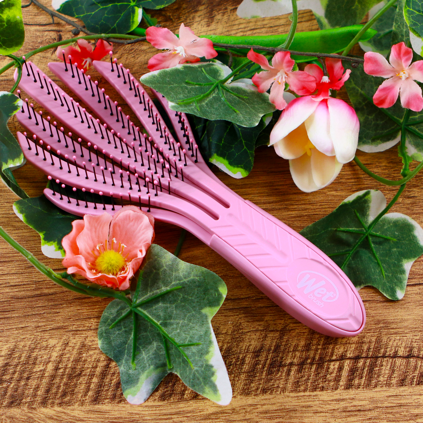 Wet Brush Go Green Curl Detangler for effortless detangling and caring for curly hair