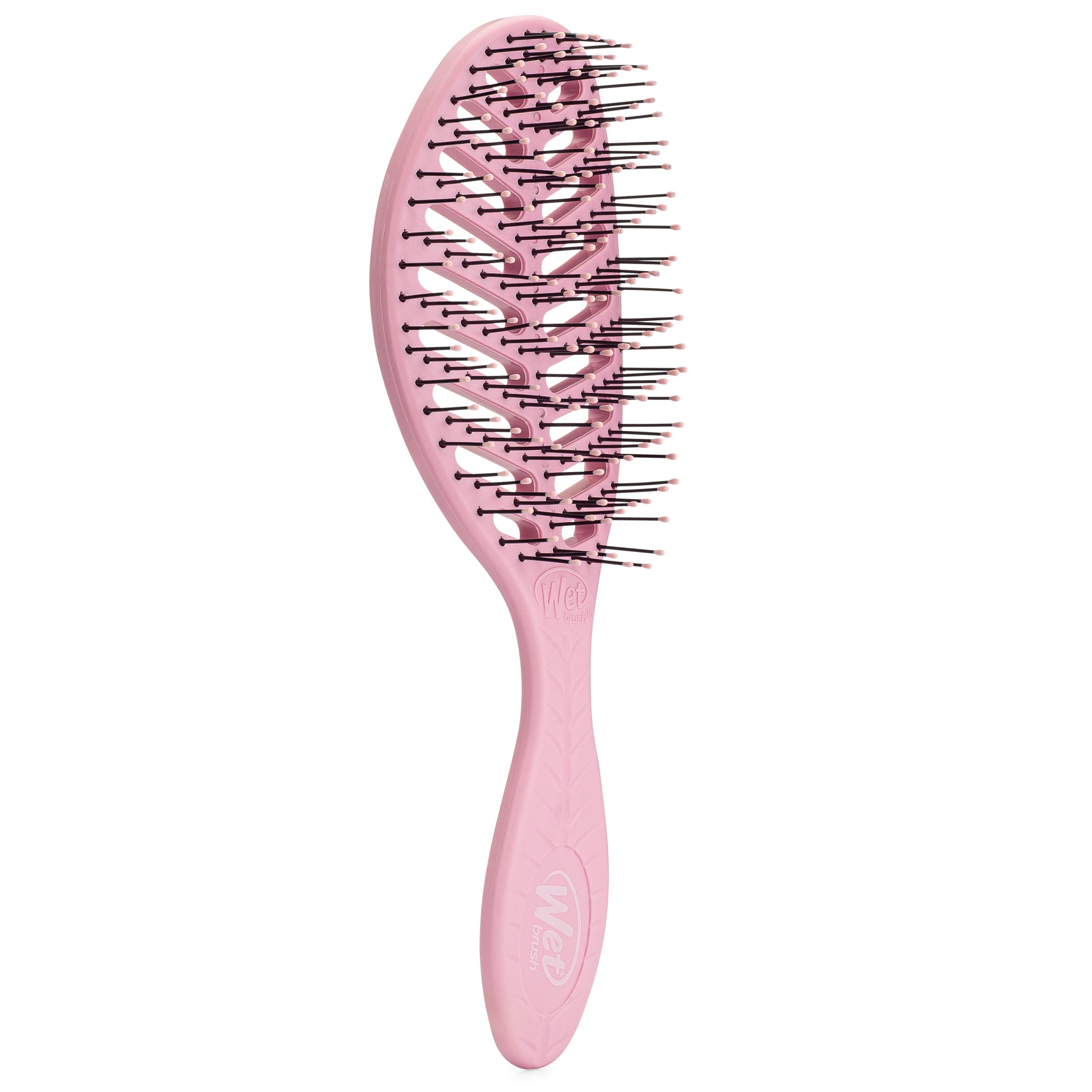 Wet Brush Go Green Detangler in pink for effortless detangling and gentle hair care