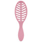 Wet Brush Go Green Detangler in pink for painless detangling and eco-friendly hair care