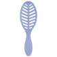 Wet Brush Go Green Detangler in lavender color with a unique leaf design for effortless detangling