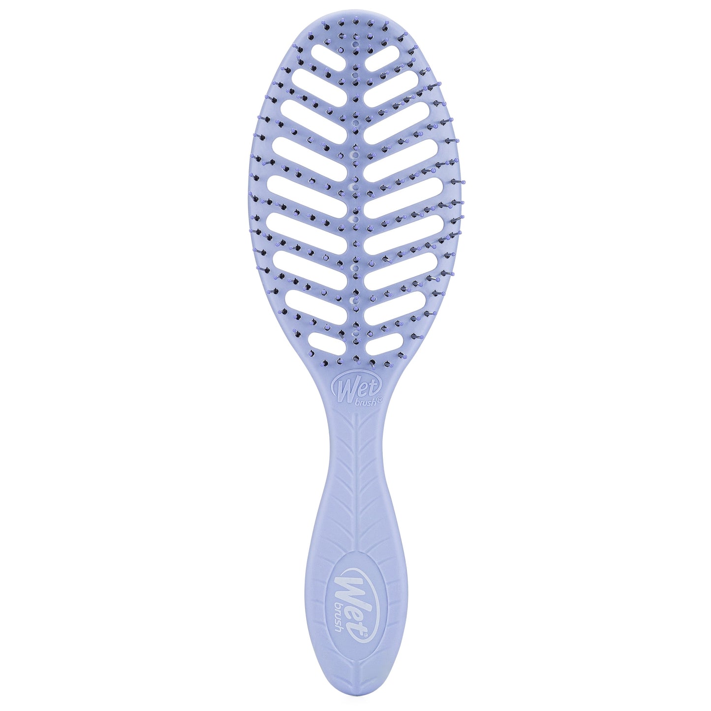 Wet Brush Go Green Detangler in light purple designed for easy hair detangling