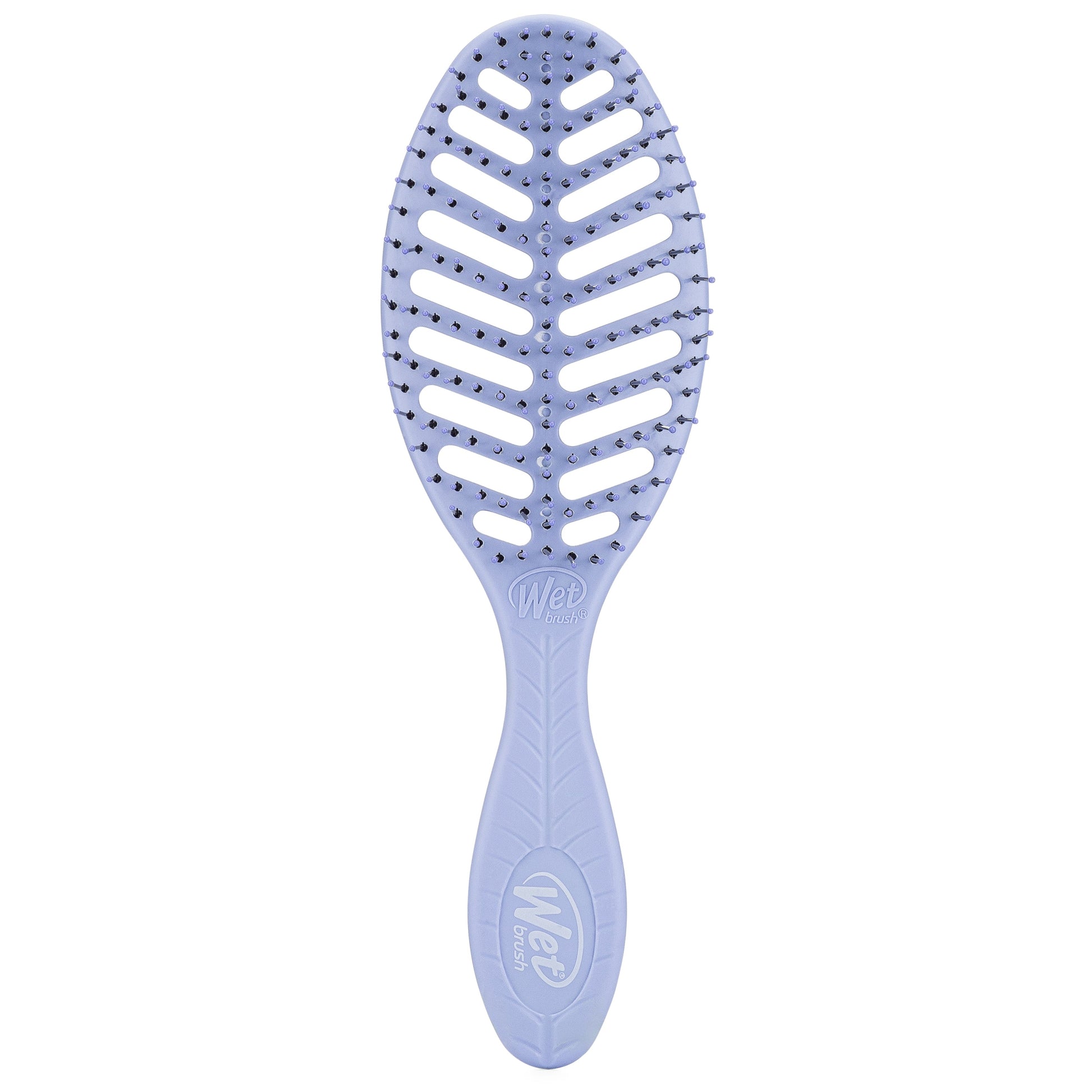 Wet Brush Go Green Detangler in light purple designed for easy hair detangling