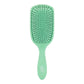 Wet Brush Go Green Paddle Detangler in mint green designed for easy and gentle hair detangling.