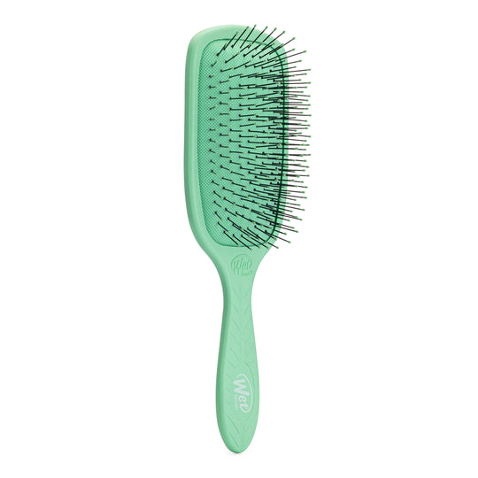 Wet Brush Go Green Paddle Detangler in mint color for gentle hair detangling and styling