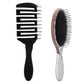 Wet Brush Graphic Monochrome Kit featuring a detangler and styling brush for hassle-free hair care