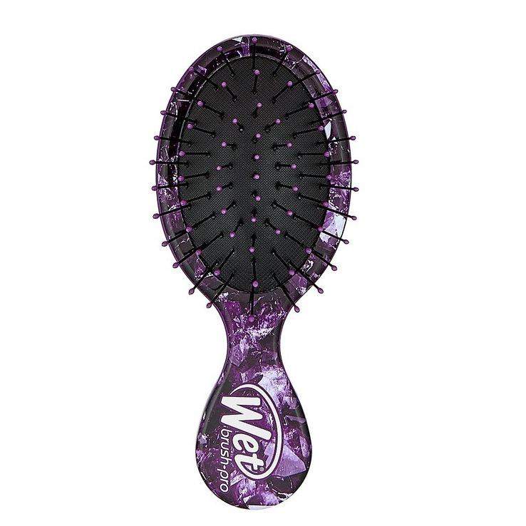Wet Brush Mini Detangler in Purple for Effortless Detangling and Smooth Styling