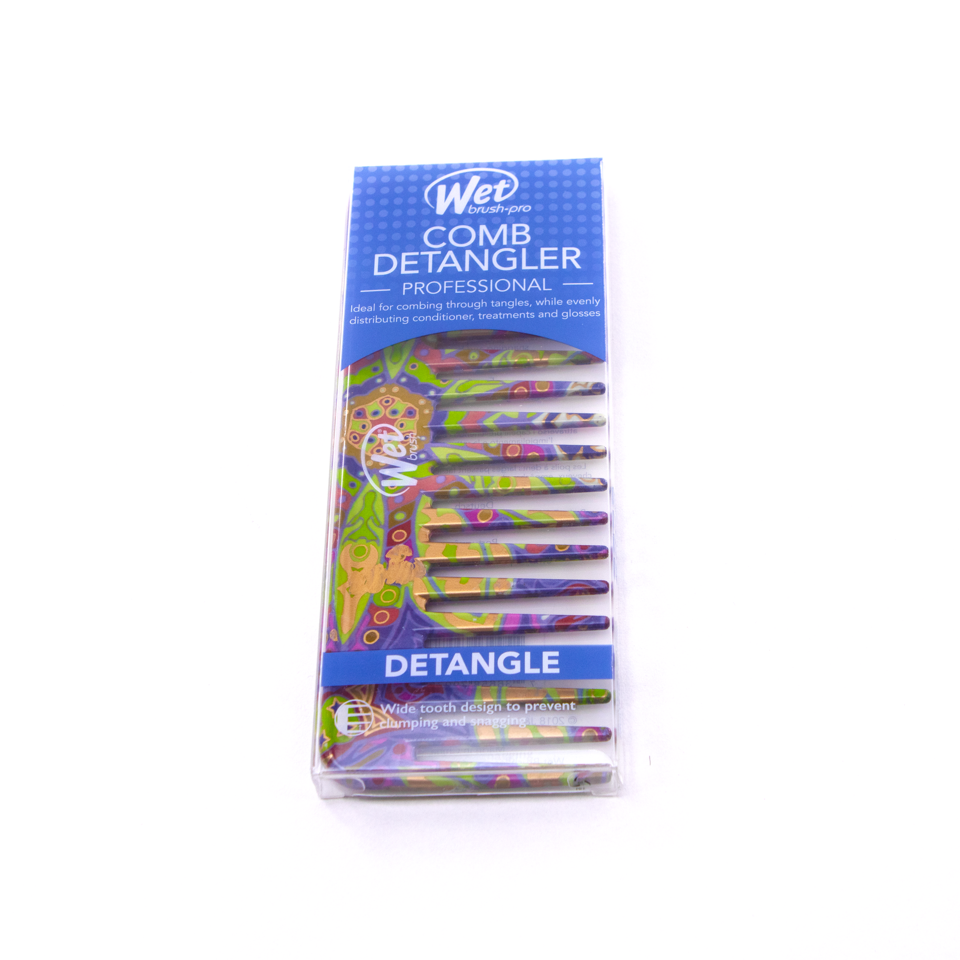 Wet Brush Moroccan Print Detangler Comb for effortless detangling of all hair types