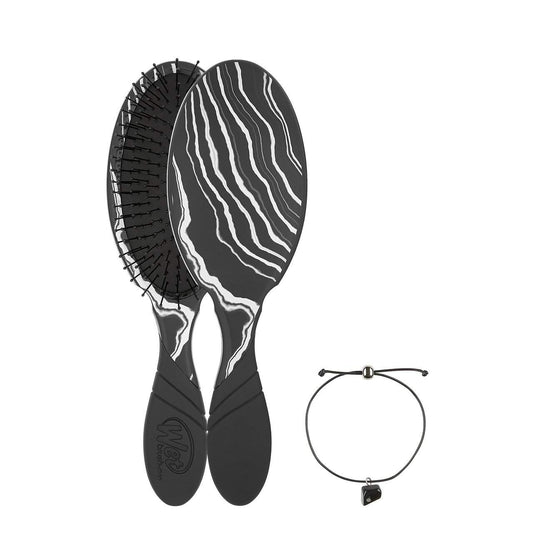 Wet Brush Mystical Crystal Detangler with a sleek black design for easy hair detangling