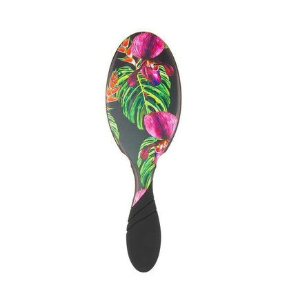 Wet Brush Neon Tropics Pro Detangler with a colorful floral design for easy hair styling