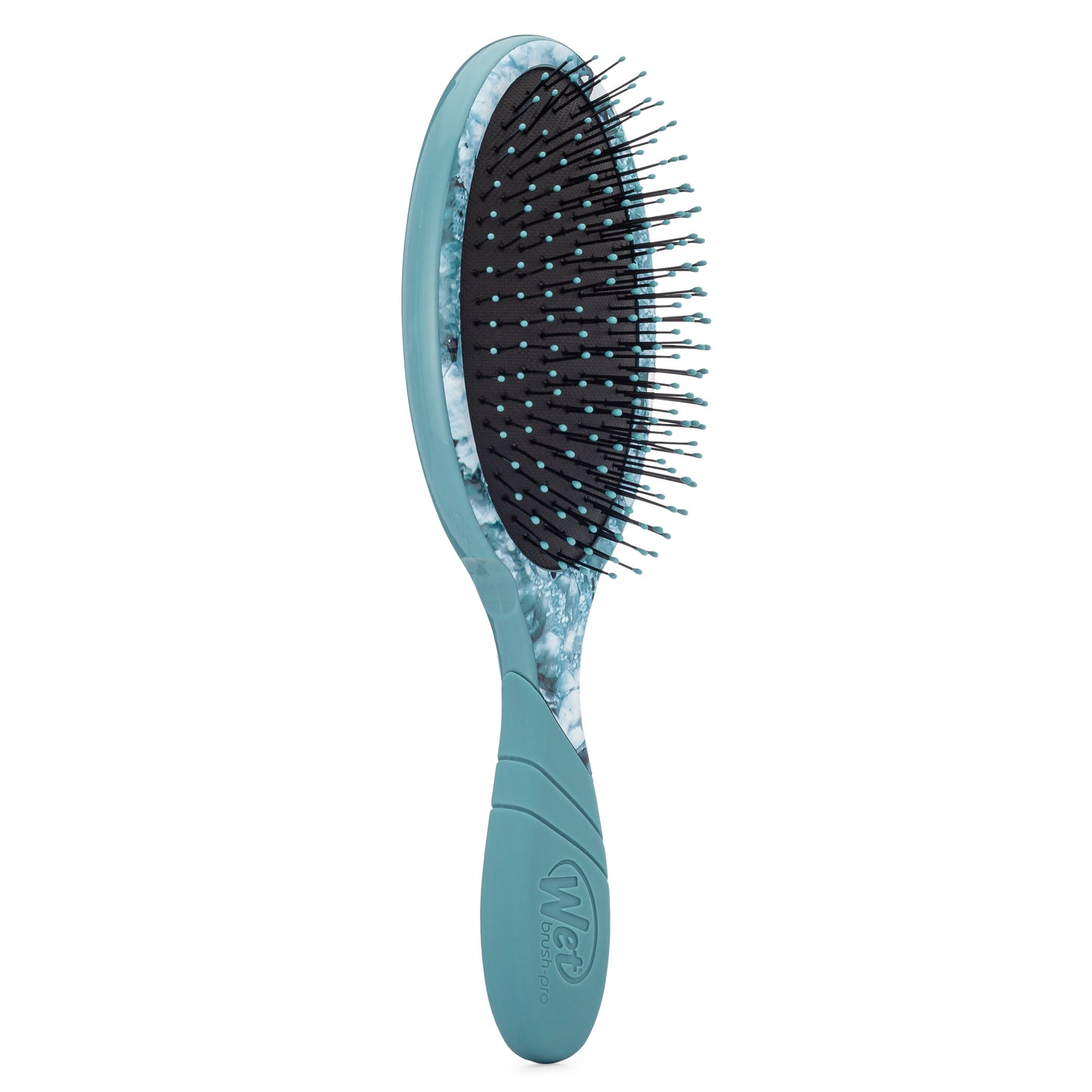 Wet Brush Pro Detangler in teal with flexible bristles for effortless detangling and styling