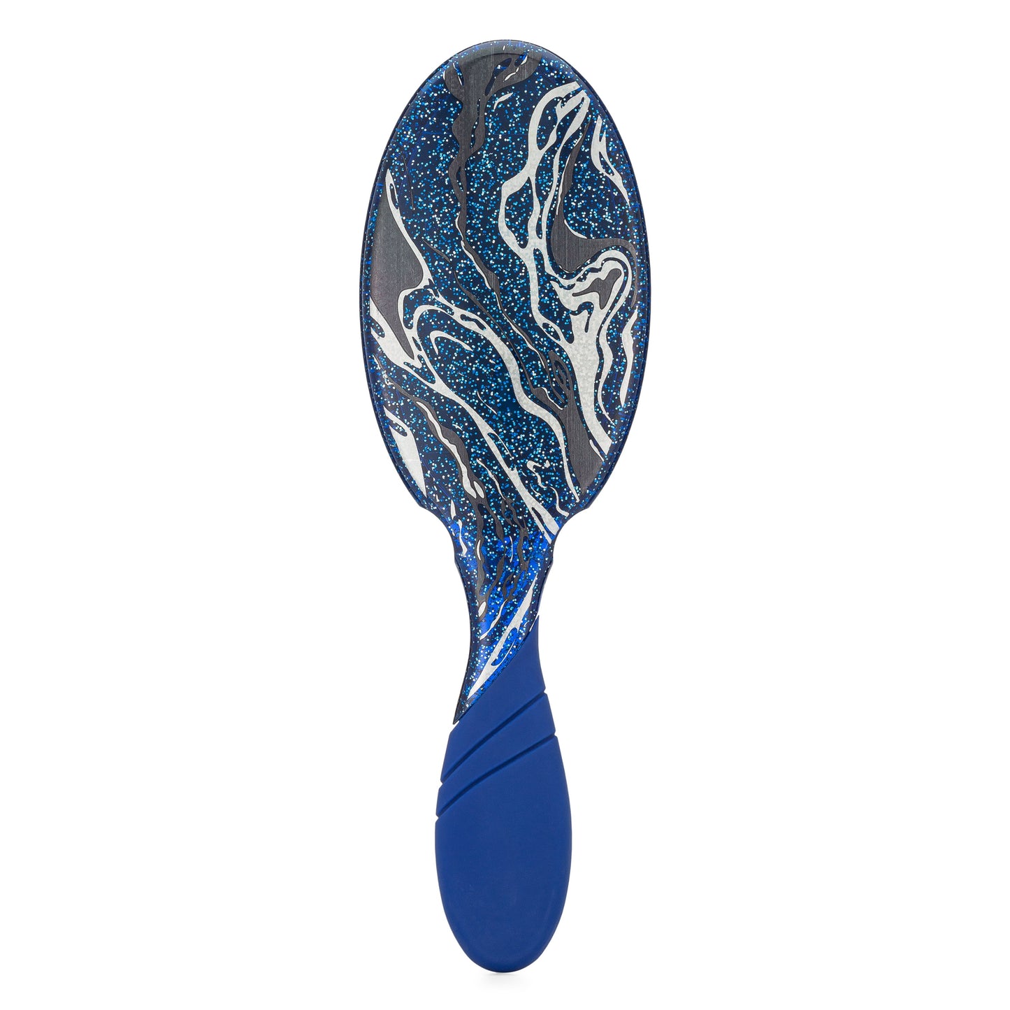 Wet Brush Pro Detangler in Blue with Marble Design for Effortless Hair Untangling
