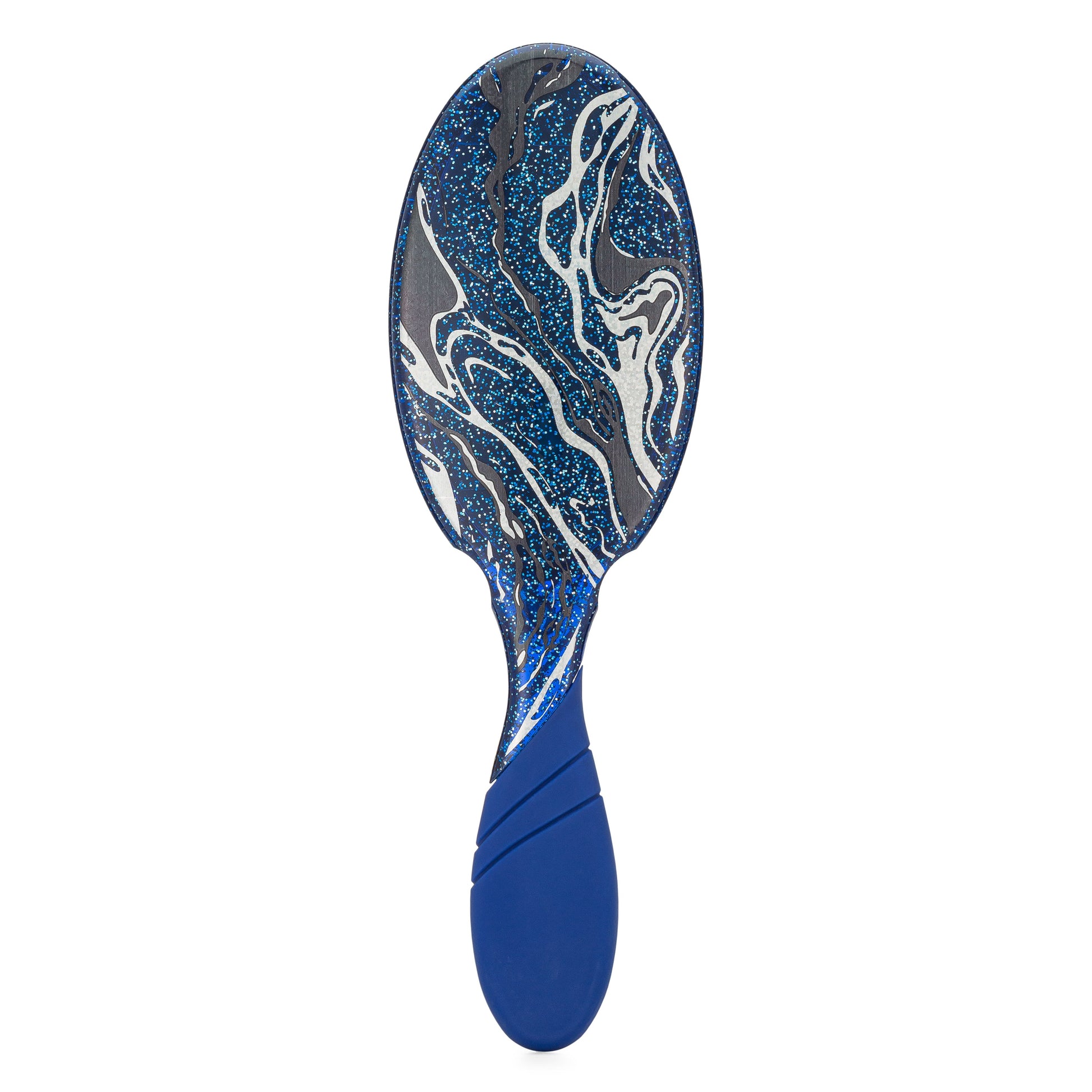 Wet Brush Pro Detangler in Blue with Marble Design for Effortless Hair Untangling