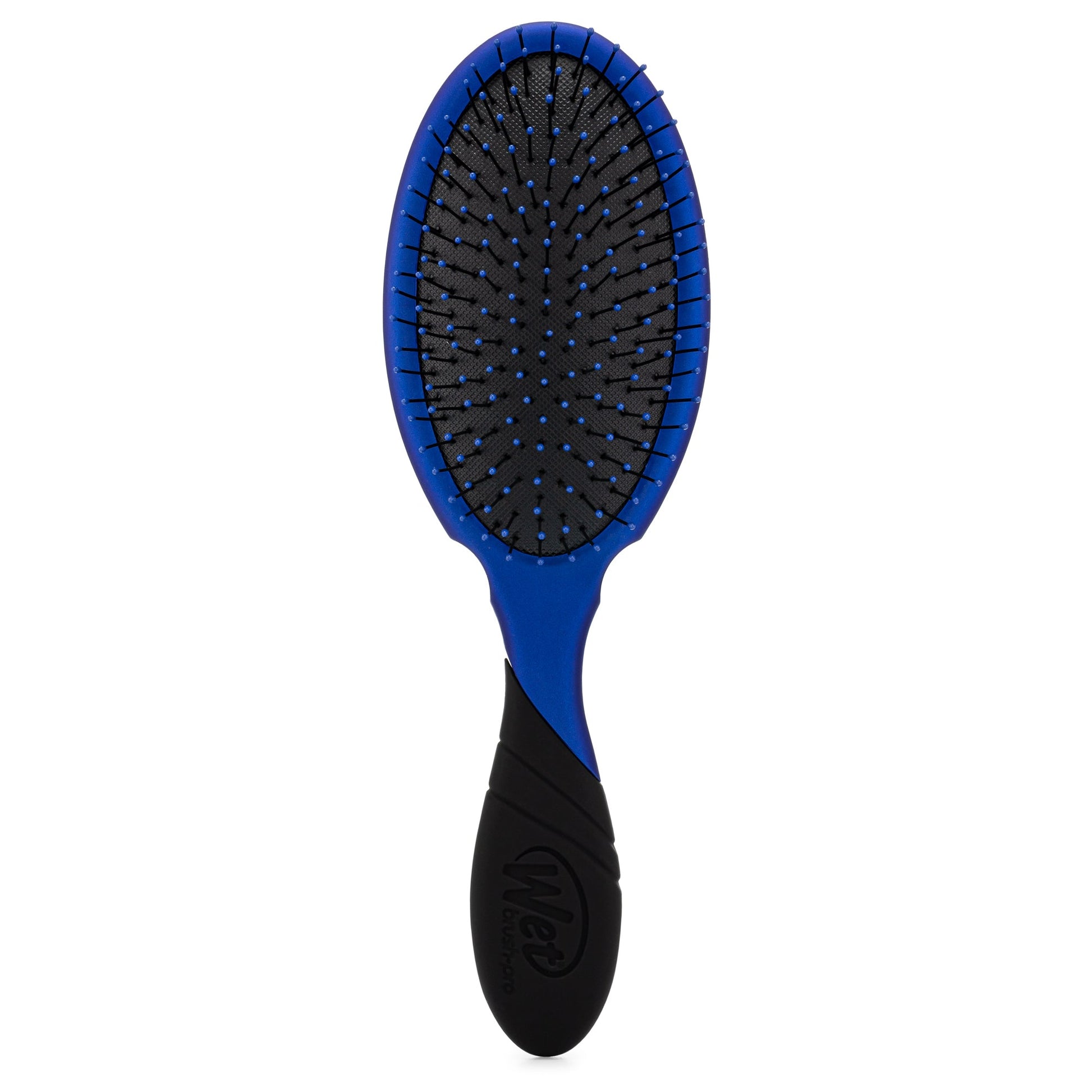 Wet Brush Pro Detangler in blue and black for easy, pain-free hair detangling