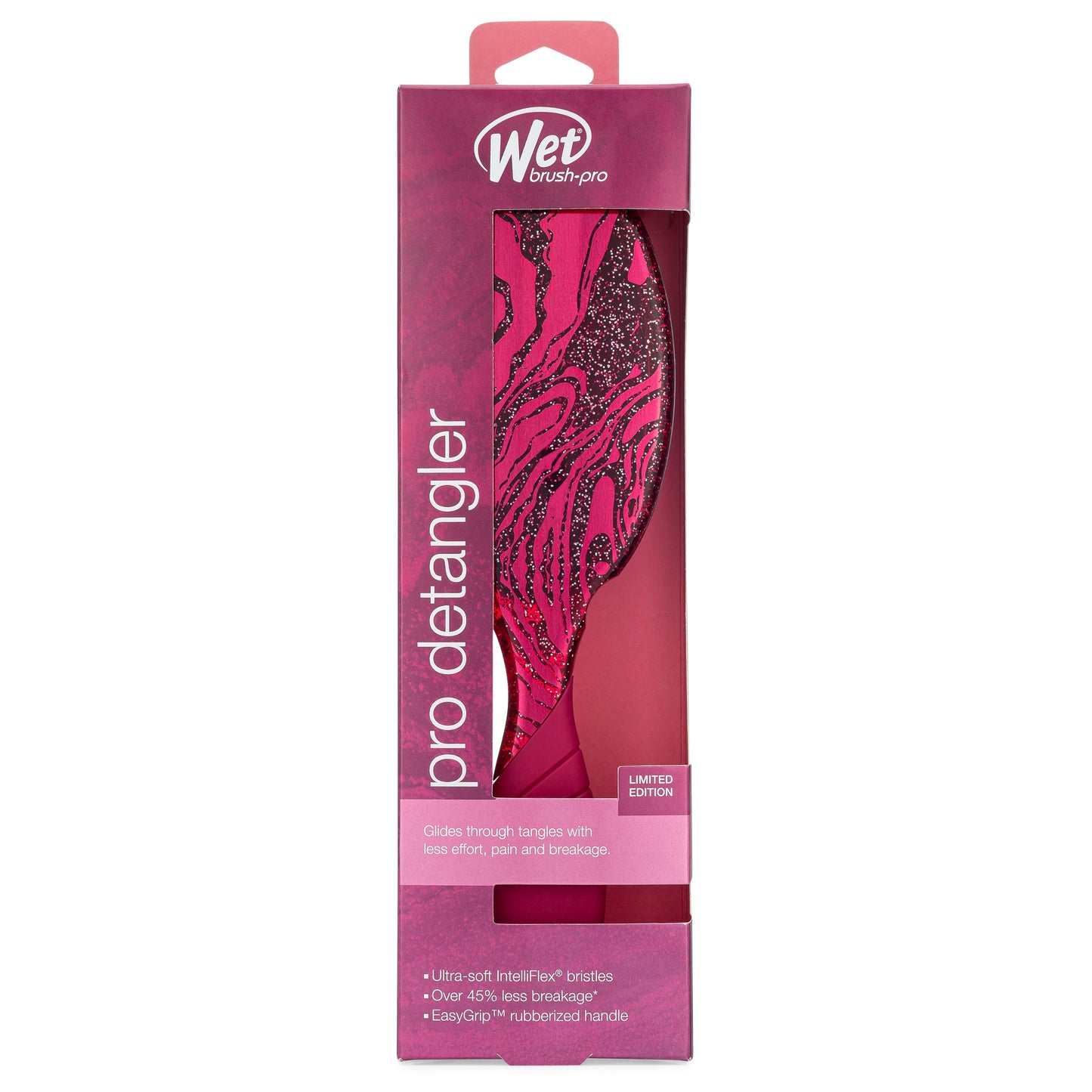 Wet Brush Pro Detangler brush in a limited edition design for easy detangling with minimal hair breakage