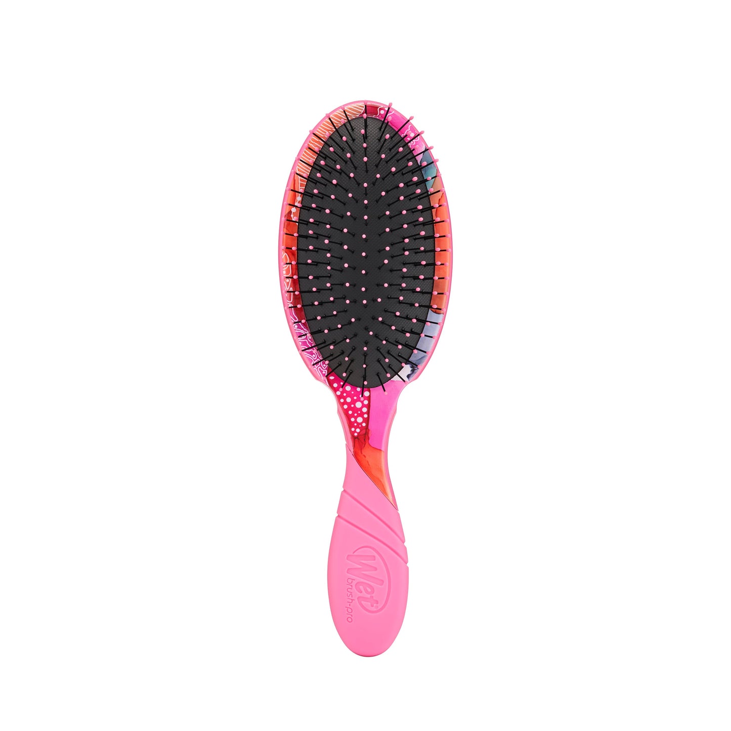 Wet Brush Pro Detangler in pink with flexible bristles for easy detangling of all hair types