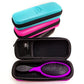 Wet Brush Pro Detangler set including brush and stylish carrying case in pink and blue colors