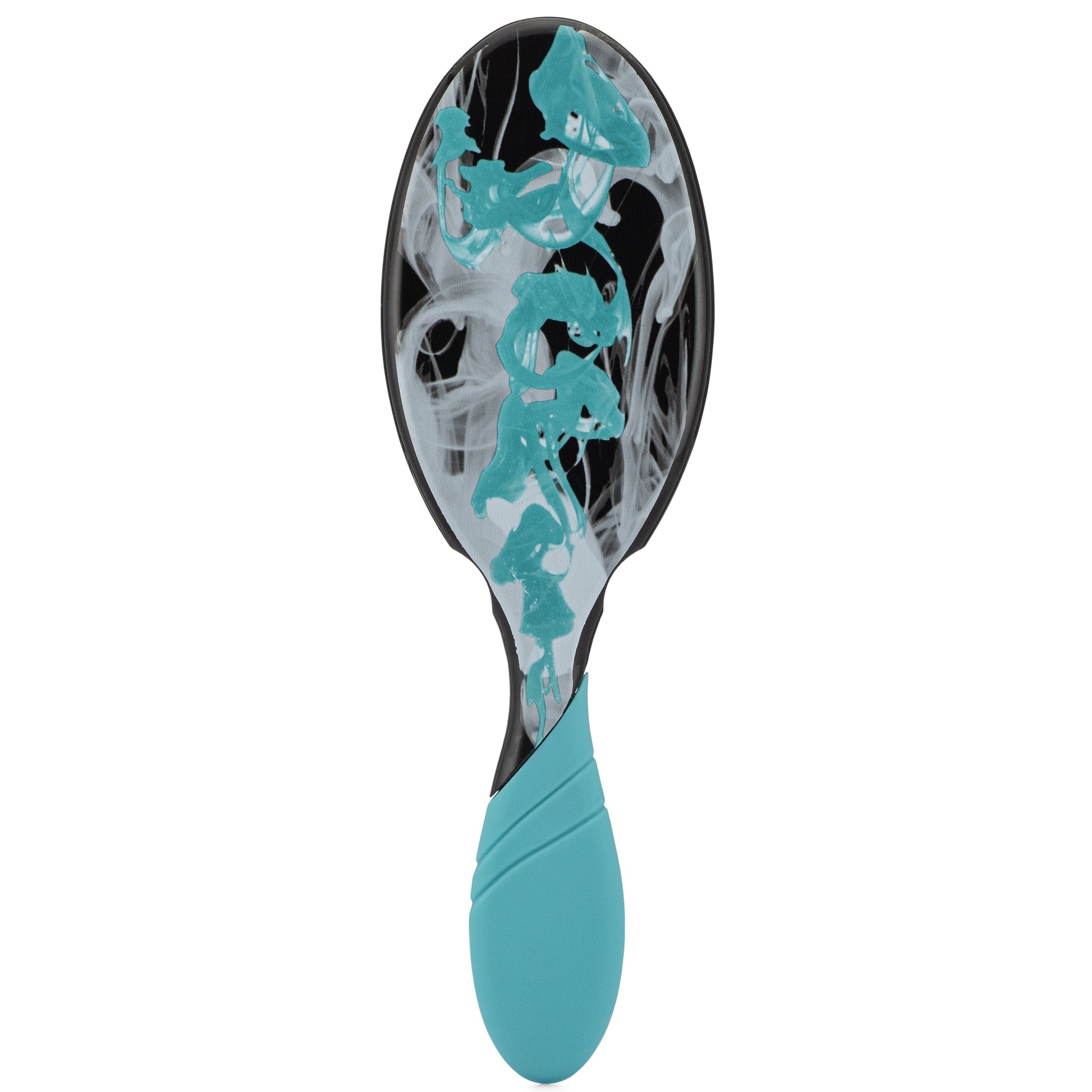 Wet Brush Pro Detangler in Black and Aqua with Unique Design for Effortless Hair Untangling