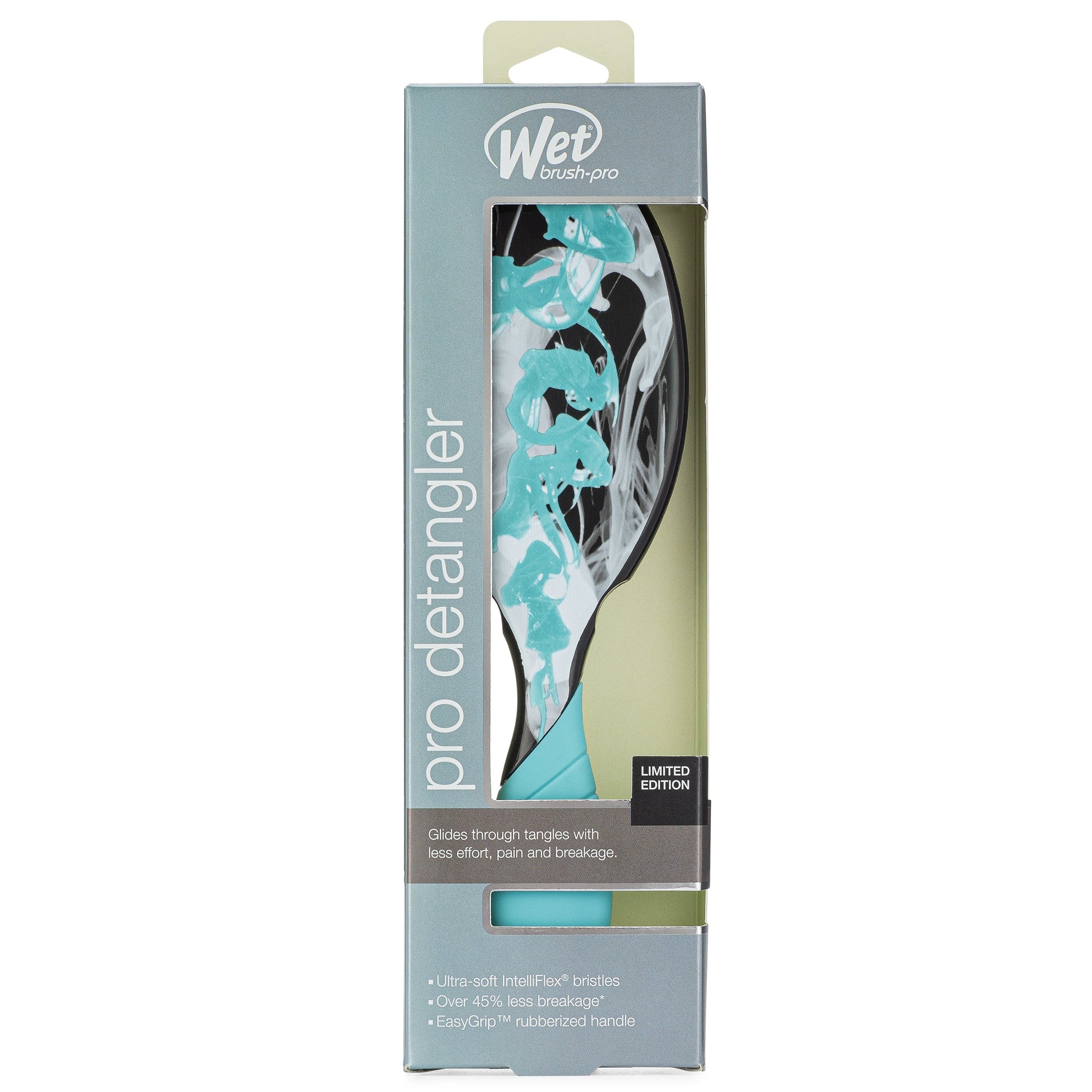 Wet Brush Pro Detangler in Limited Edition with floral design for easy, pain-free detangling