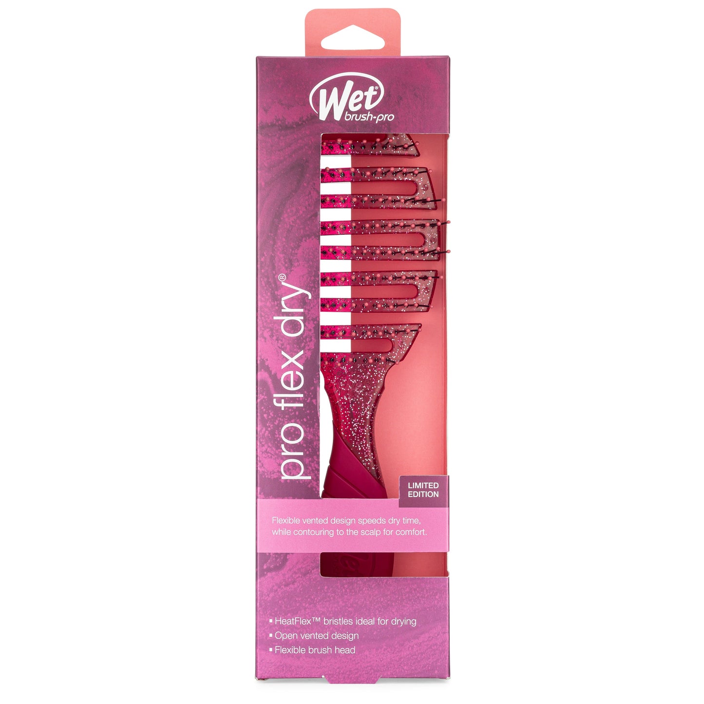 Wet Brush Pro Flex Dry Detangler in limited edition design for gentle detangling and easy drying