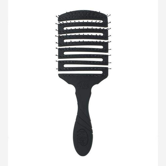 Wet Brush Pro Flex Dry Paddle in black with flexible bristles for gentle detangling