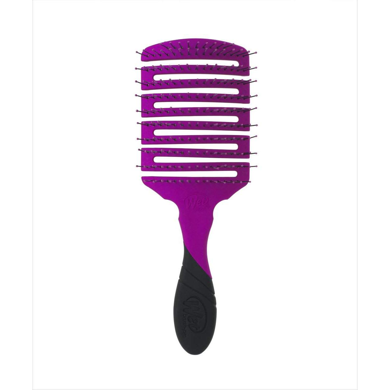 Wet Brush Pro Flex Dry Paddle in purple for gentle detangling on wet or dry hair