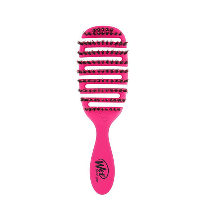 Wet Brush Pro Flex Shine Detangling Brush in vibrant pink for smooth, snag-free styling