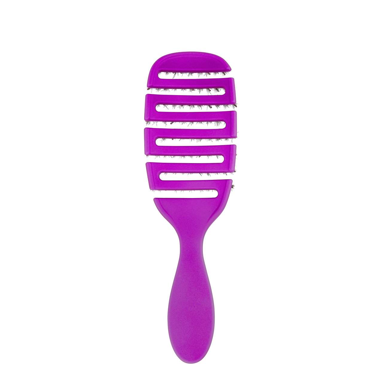 Wet Brush Pro Flex Shine Detangling Brush in vibrant purple for easy hair detangling