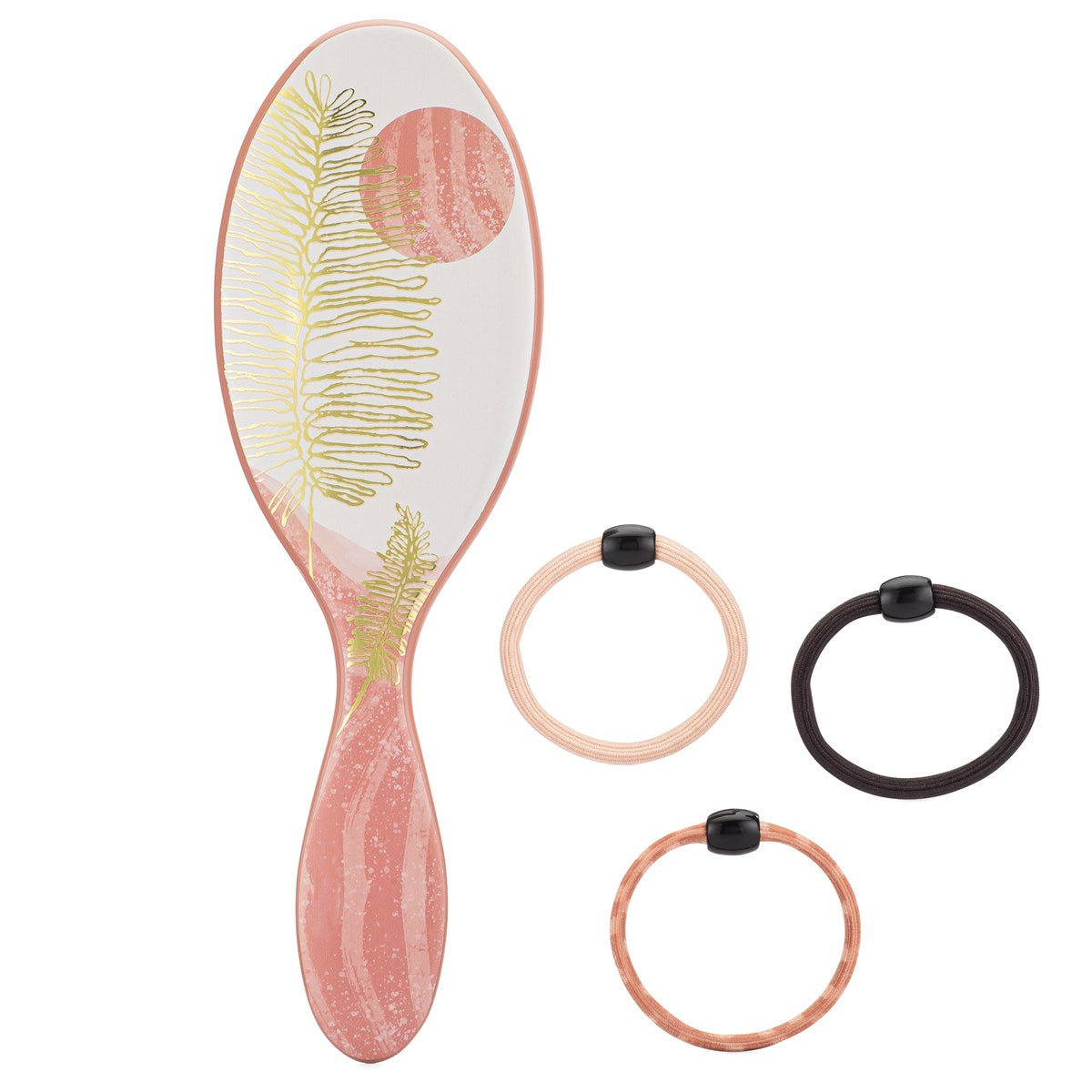 Wet Brush Pro Tranquil Beauty Kit featuring a stylish brush and hair ties for effortless styling