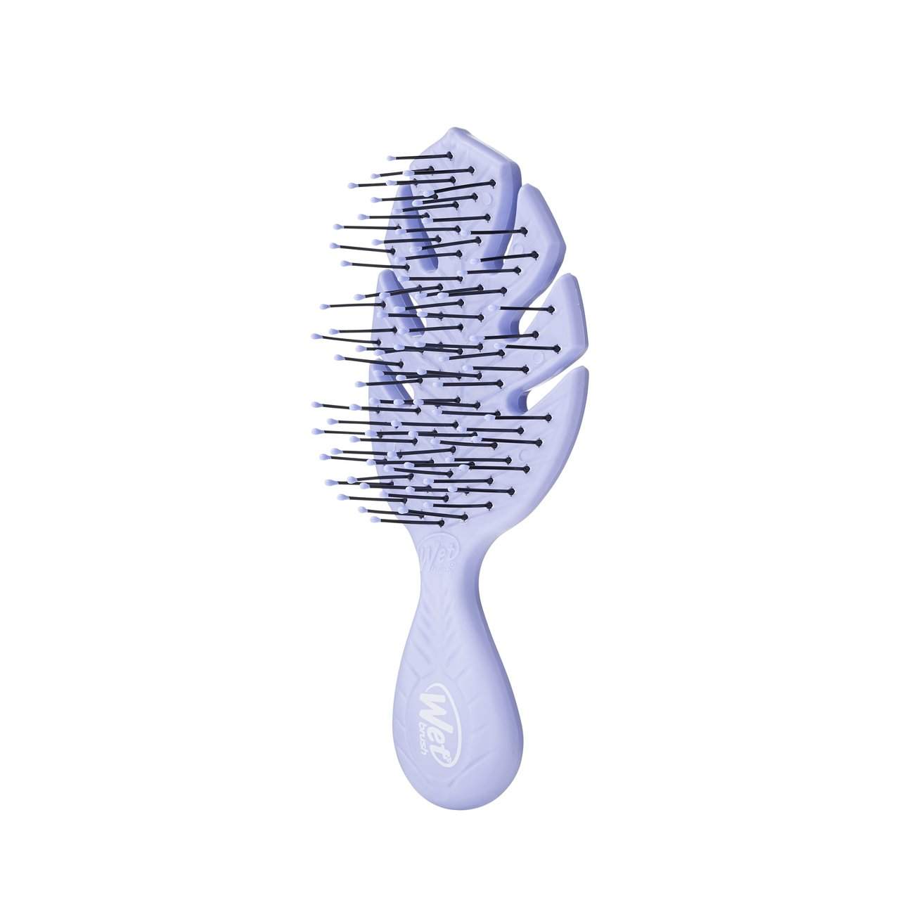 Wet Brush mini detangler brush in lavender with flexible bristles for easy hair detangling